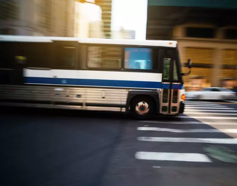 A public city bus